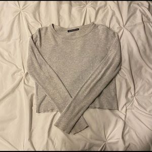 Grey Brandy Melville Long Sleeve